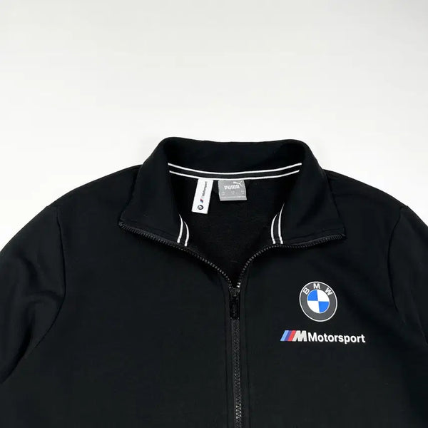 [BUNJANG] Puma BMW Motorsport Racing Black Track Top Jersey M / 푸마 BMW 모터스포츠 레이싱 블랙 트랙탑 져지 (M)