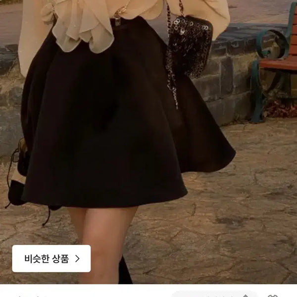 [BUNJANG] SECUKIE Pleats Flare Skirt S / 서쿠키 플리츠 플레어 스커트 s