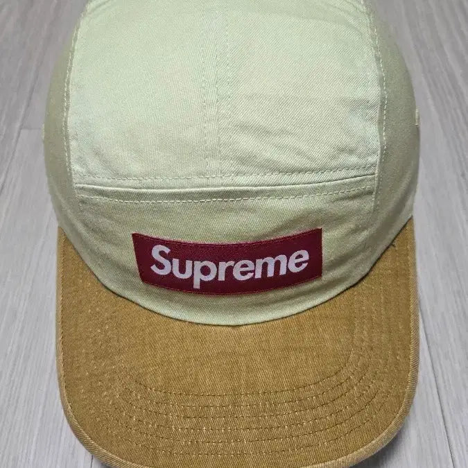 [BUNJANG] Supreme Pigment Two Tone Camp Cap Natural / 슈프림 피그먼트 투톤 캠프캡 내츄럴 - 24SS