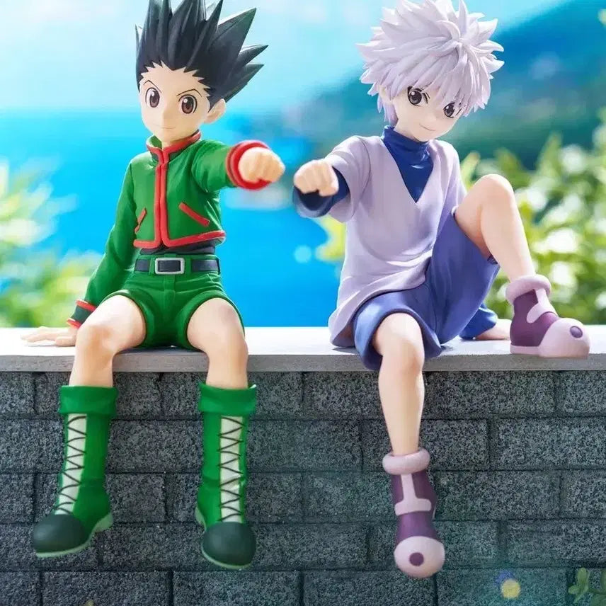 [BUNJANG] Hunter x Hunter FuRyu Noodle Stopper Gon & Killua Figure Set (Sealed) / 헌터헌터 헌헌 후류 누들스토퍼 곤 키르아 피규어 세트(미개봉)