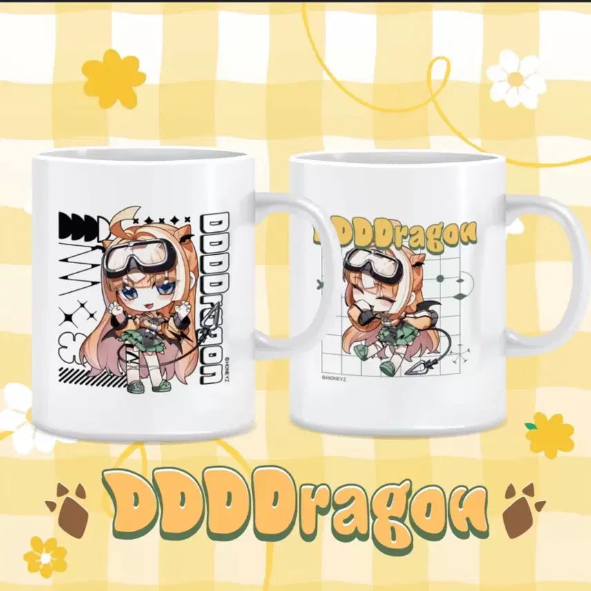 [BUNJANG] Project Archive Honey's DDD 2025 Birthday Goods Mug Set / 프로젝트 아이 허니즈 디디디용 2025 생일굿즈 머그컵 2종 일괄 판매
