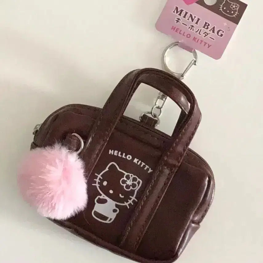 [BUNJANG] Sanrio Hello Kitty Gyaru Mini School Bag Pouch Keyring / 키티 갸루 미니 스쿨백 파우치 키링  일본정품 미니어쳐 키링