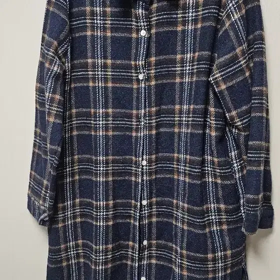 [BUNJANG] Women's Checkered Long-Sleeve Shirt / 체크 남방 셔츠