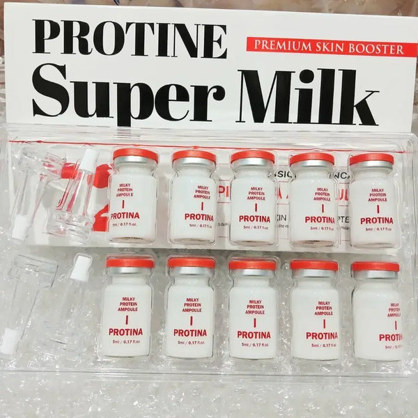 [BUNJANG] Protina Super Milk Protein Ampoule 1 Box (10 vials) / 프로티나 슈퍼밀크 우유 단백질 앰플 1박스 10ea 새상품 / 픽셀라 우유앰플