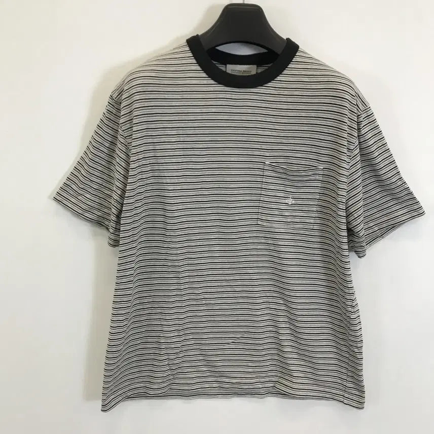 [BUNJANG] Uniform Bridge Striped Pocket T-Shirt (M) / 유니폼브릿지 스트라이프 포켓티셔츠 [M]
