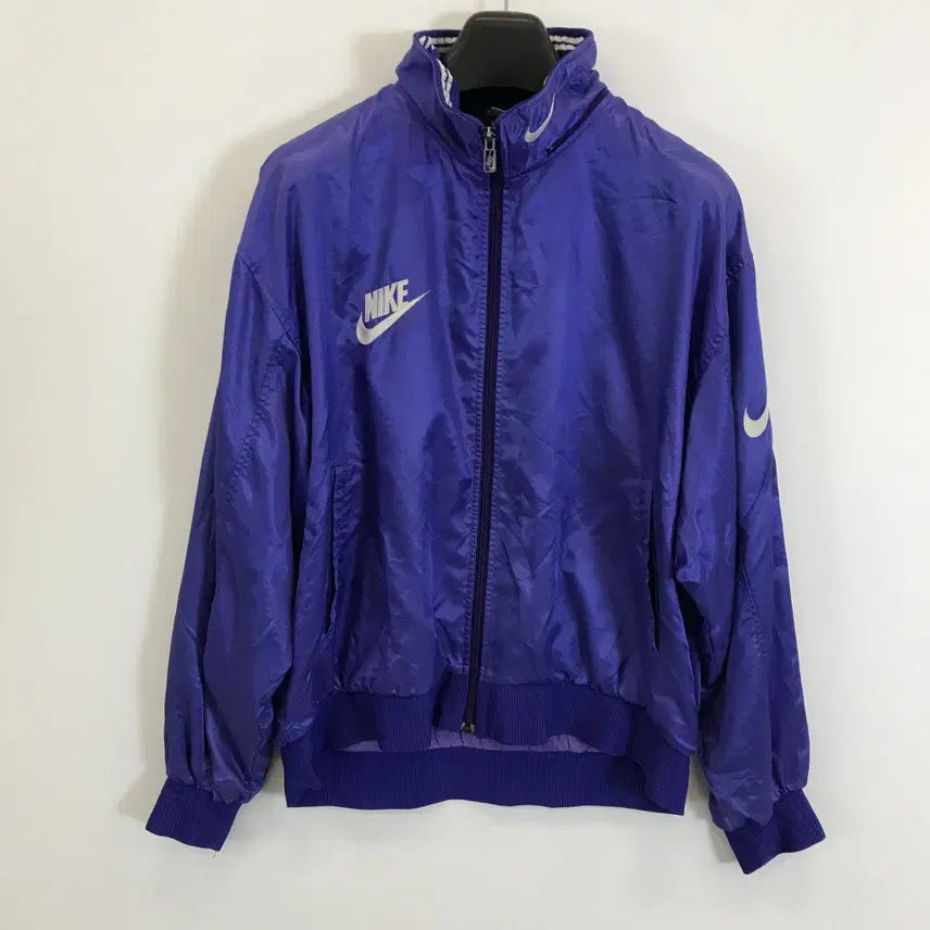 [BUNJANG] Nike 90s JPN Embroidered Swoosh Woven Jacket XL / 나이키 90s JPN 자수 스우시 우븐자켓 [XL]