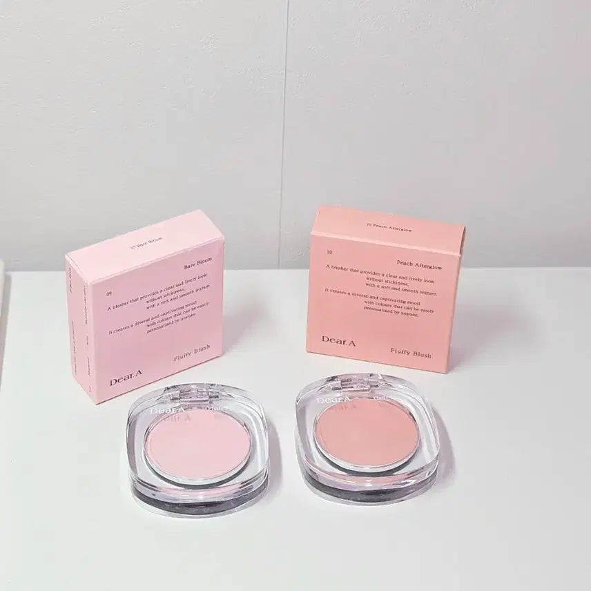 [BUNJANG] Dear Dahlia Fluffy Blush - Bear Bloom & Peach Afterglow / 디어에이 플러피 블러쉬 09베어블룸, 10피치애프터글로우