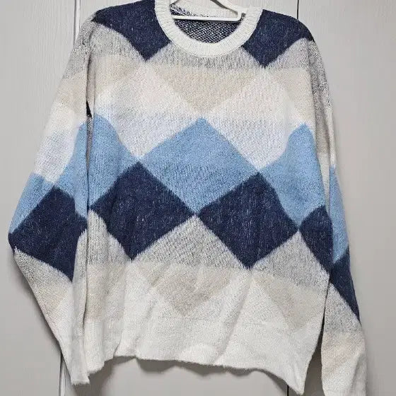 [BUNJANG] Ader Error Argyle Knit Sweater / 아더에러 아가일 니트