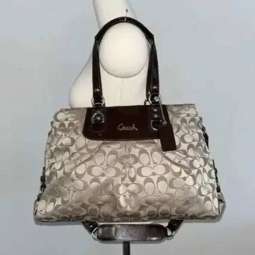 [BUNJANG] 90s COACH Signature Shoulder Bag / Tote Bag / 90ss COACH 코치 숄더백 여성 토트백