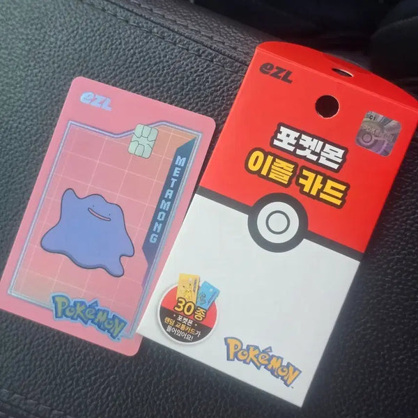[BUNJANG] Pokemon Ditto Transit Card / 메타몽 포켓몬 교통카드