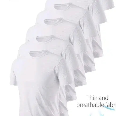 [BUNJANG] Functional Cool Mesh T-Shirts (3-Pack) / 기능성 쿨 매쉬 티셔츠 3장