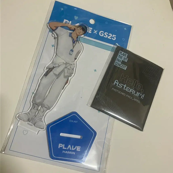 [BUNJANG] PLAVE Hamin GS25 Acrylic Stand Photocard Pack Bundle Set / 플레이브 plave GS25 지에스 아크릴 스탠드 하민 포카팩 일괄