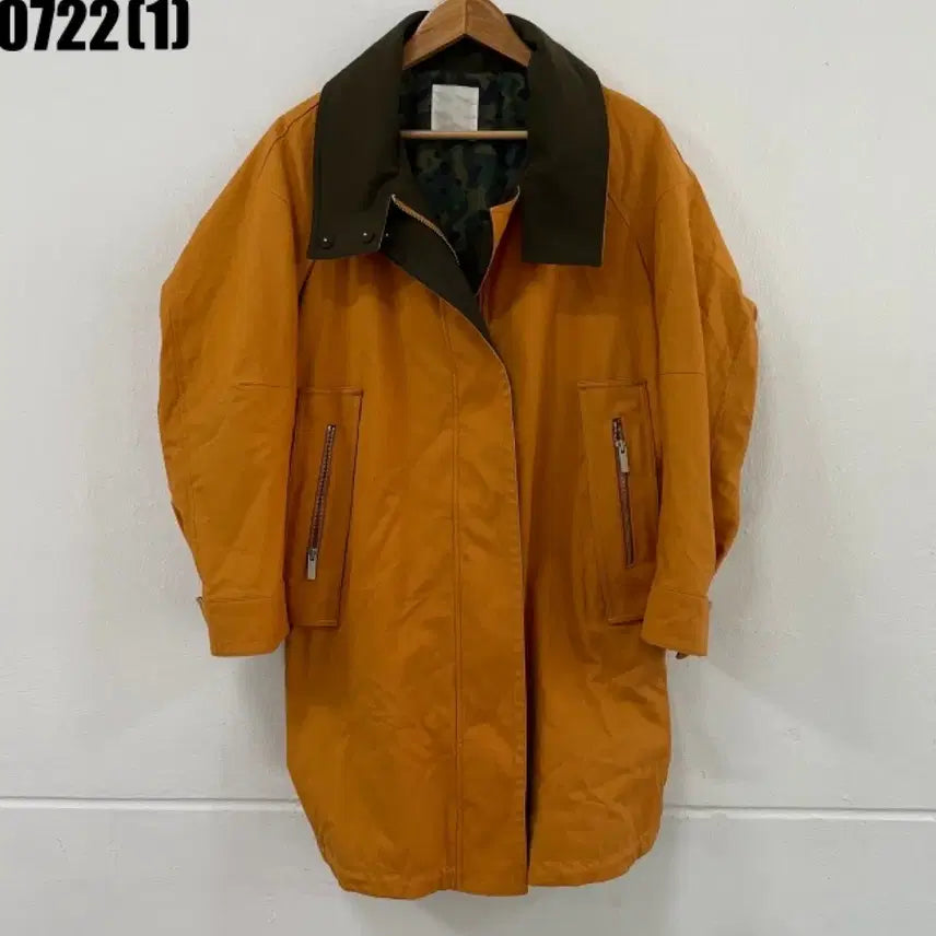 [BUNJANG] KUHO Orange Field Jacket Zip-Up Coat (M) / KUHO 쿠호 구호 오렌지 야상 집업 자켓 코트 M
