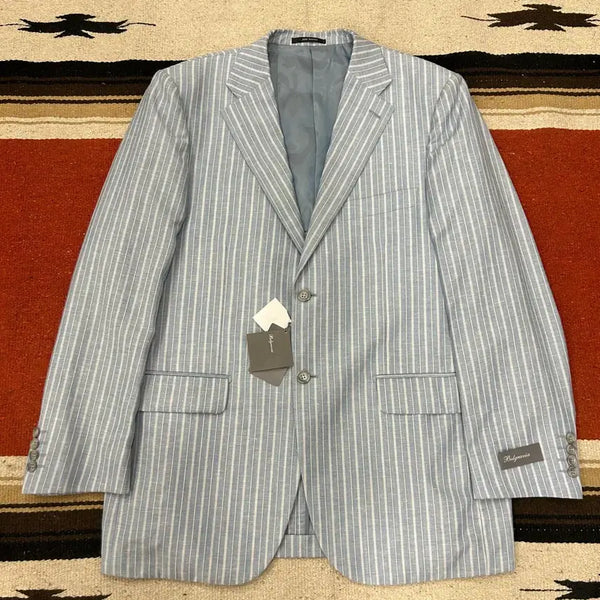 [BUNJANG] Belgravia Linen Stripe Blazer / 벨그라비아 린넨 스트라이프 블레이저