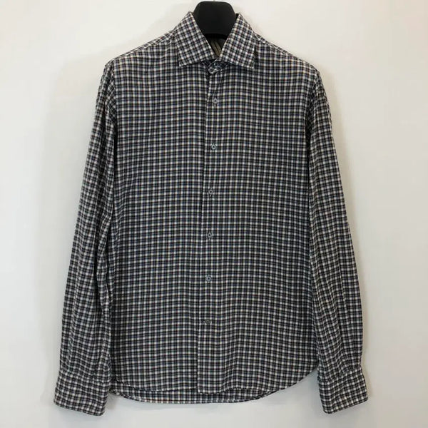 [BUNJANG] ORIAN San Francisco Market Italian Checkered Shirt Size 39/15 / 오리앙 샌프란시스코마켓 이태리 체크셔츠 95