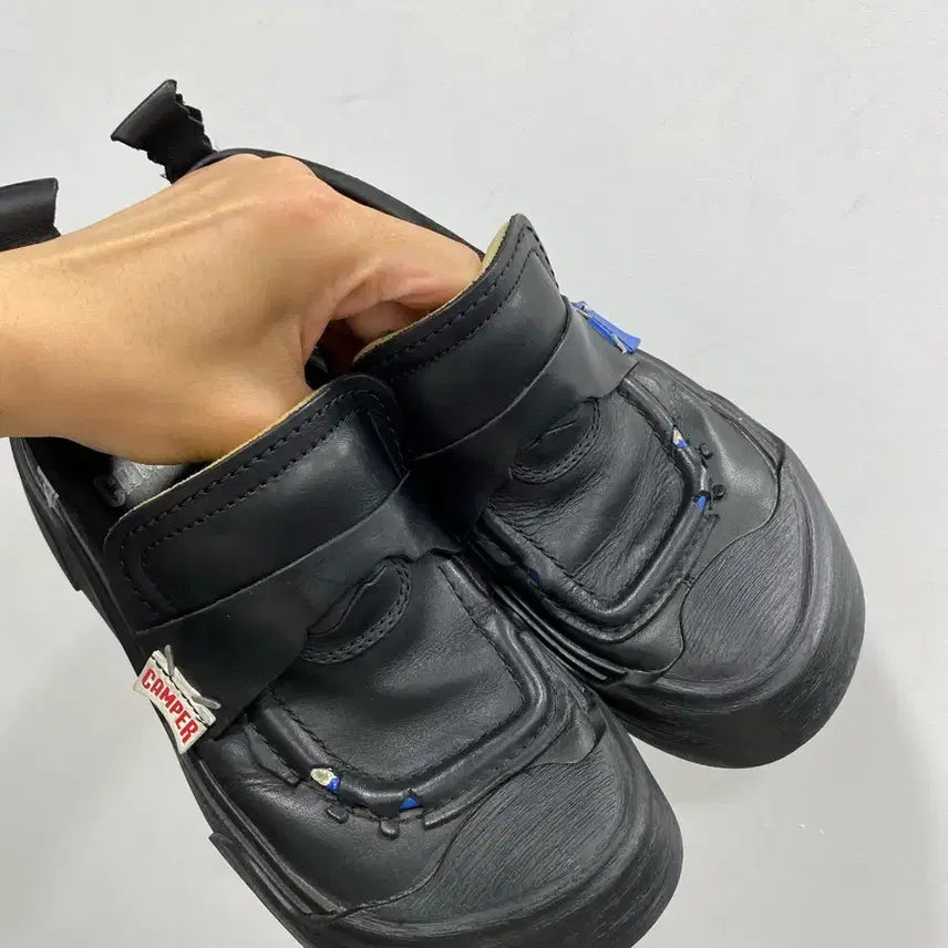 [BUNJANG] Ader Error x Camper Leather Loafers Black / 240추천/38사이즈] 아더에러 x 캠퍼 레더 로퍼 블랙
