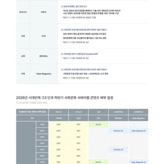 [BUNJANG] 2027 Sideworld Social Studies Revival Volumes 3 & 4 / 2027 시대인재 사회문화 리바이벌 3/4권