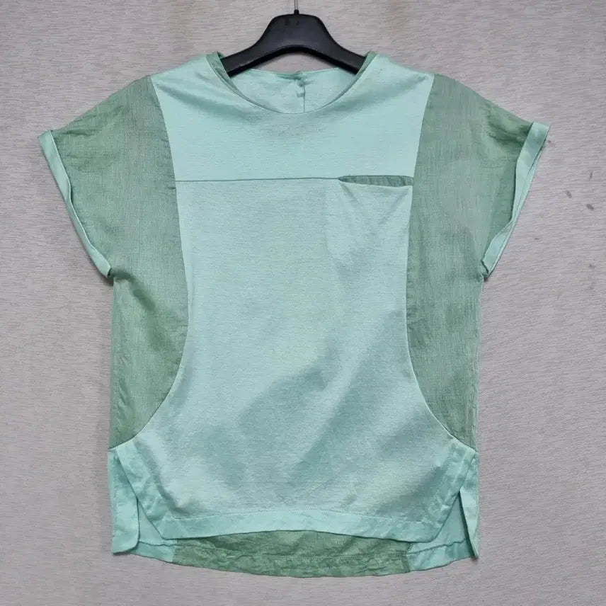 [BUNJANG] SJSJ Women's Summer T-Shirt - Mint / SJSJ 여름 티셔츠 여자55사이즈ㅡ0422ㅁㅁ