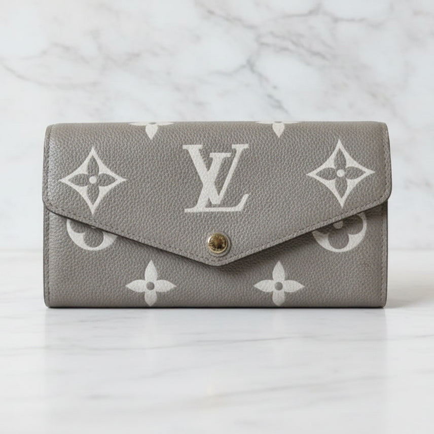 [BUNJANG] Louis Vuitton Monogram Empreinte Sarah Wallet Bicolor / [S급/정품]루이비통 모노그램 앙프렝뜨 사라월렛 지갑