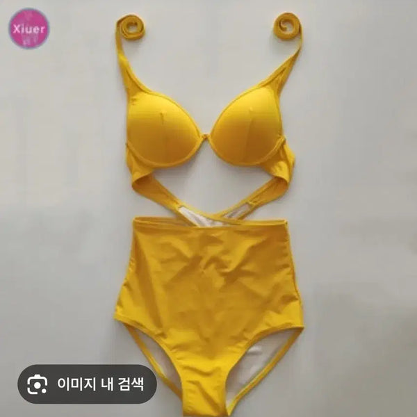 [BUNJANG] M Yellow Bikini Swimsuit / M.노란색 비키니 수영복