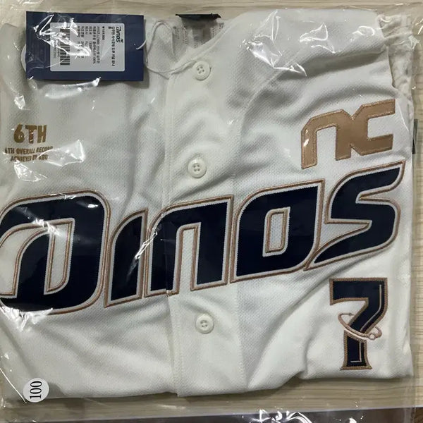 [BUNJANG] NC Dinos Kim Joo-won Cycling Stolen Base Commemorative Baseball Jersey L (100) / 김주원 사이클링 도루 기념유니폼 L 100