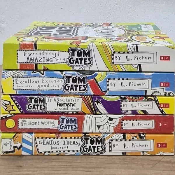 [BUNJANG] The Tom Gates Complete 5-Book Set by Liz Pichon / 톰게이츠 책 전권 5권 세트