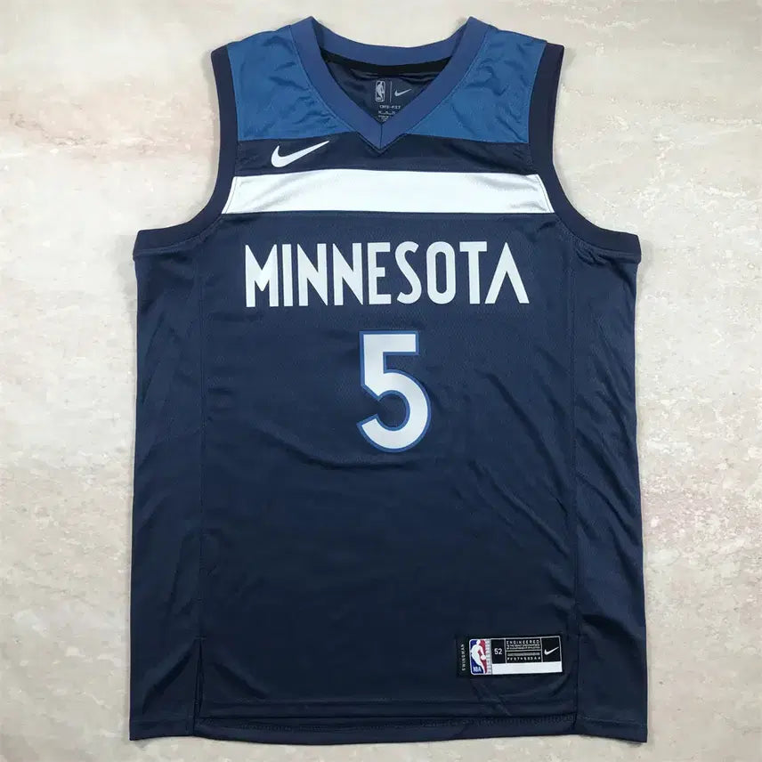 [BUNJANG] Minnesota Timberwolves Anthony Edwards Regular Blue Jersey #5 / 미네소타 팀버울브스 에드워즈유니폼 레귤러블루5호런닝