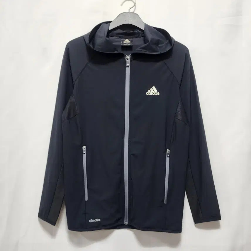 [BUNJANG] Adidas Climacool Mesh Hooded Zip-Up Jacket / 아디다스 클라이마라이트 기능성 매쉬 후드 집업 95(55~66)