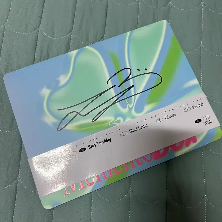 [BUNJANG] fromis_9 Jiheon Signed Album Standee / 프로미스나인 노지선 친필싸인 앨범 스디웨