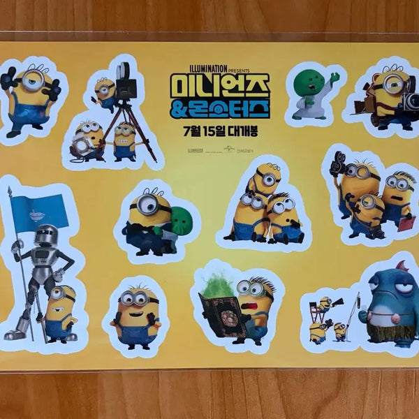 [BUNJANG] Minions & Monsters 2nd Week Sticker / 미니언즈 & 몬스터즈 2주차 스티커