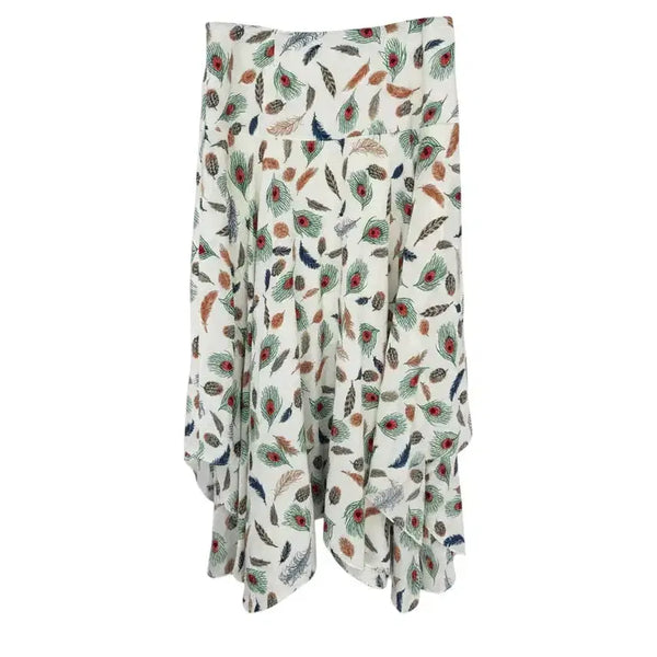 [BUNJANG] Jessi New York Feather Unbalanced Long Skirt Size 66 / 여성66/ 제시뉴욕 깃털 언밸런스 롱 스커트