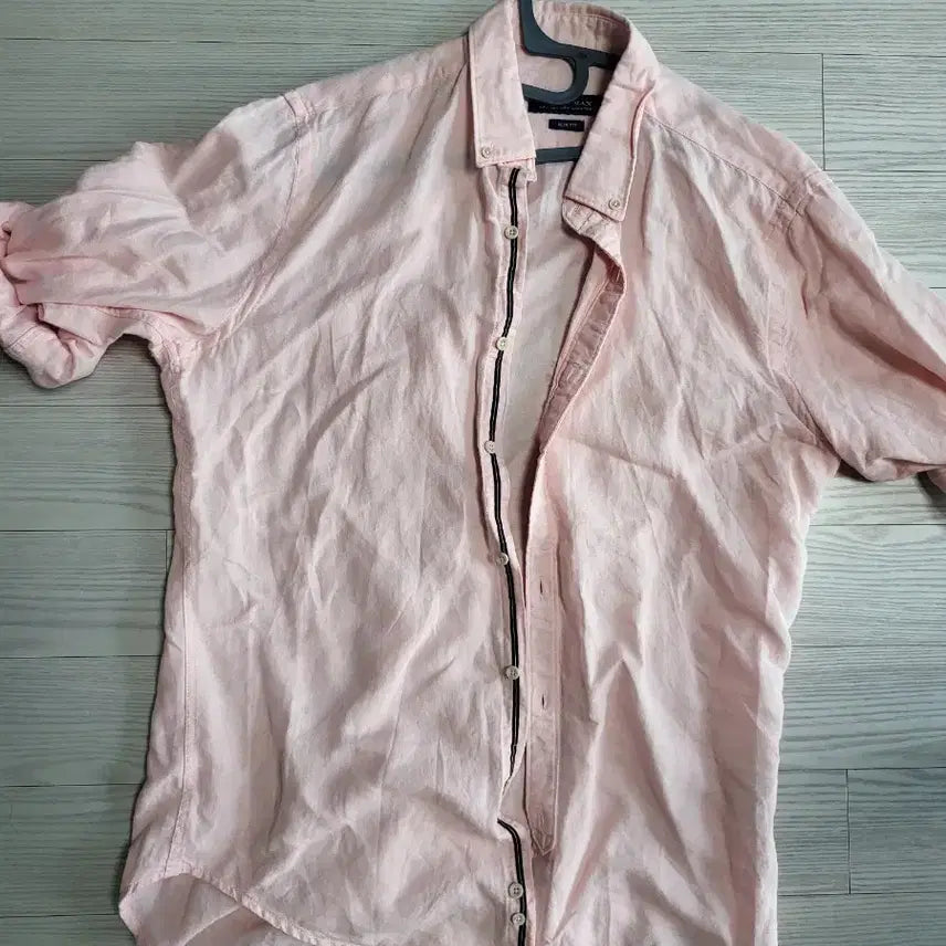 [BUNJANG] ZARA MAN Linen Shirt Pink / ZARA MAN 린넨셔츠 핑크