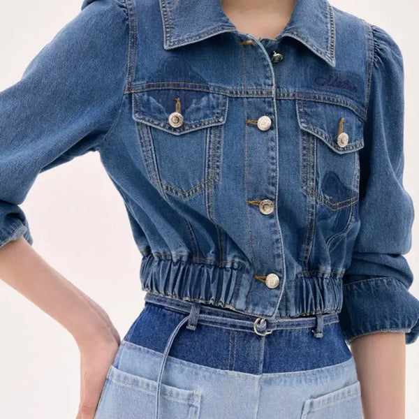 [BUNJANG] O'2nd Denim Jacket / 한섬 O2nd 오즈세컨 데님 자켓