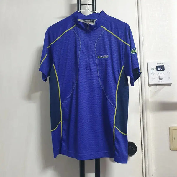 [BUNJANG] Nautica Unisex Functional Half-Zip Short-Sleeve T-Shirt M (95) / 노티카 남녀공용 기능성 반팔 반집업 M 95