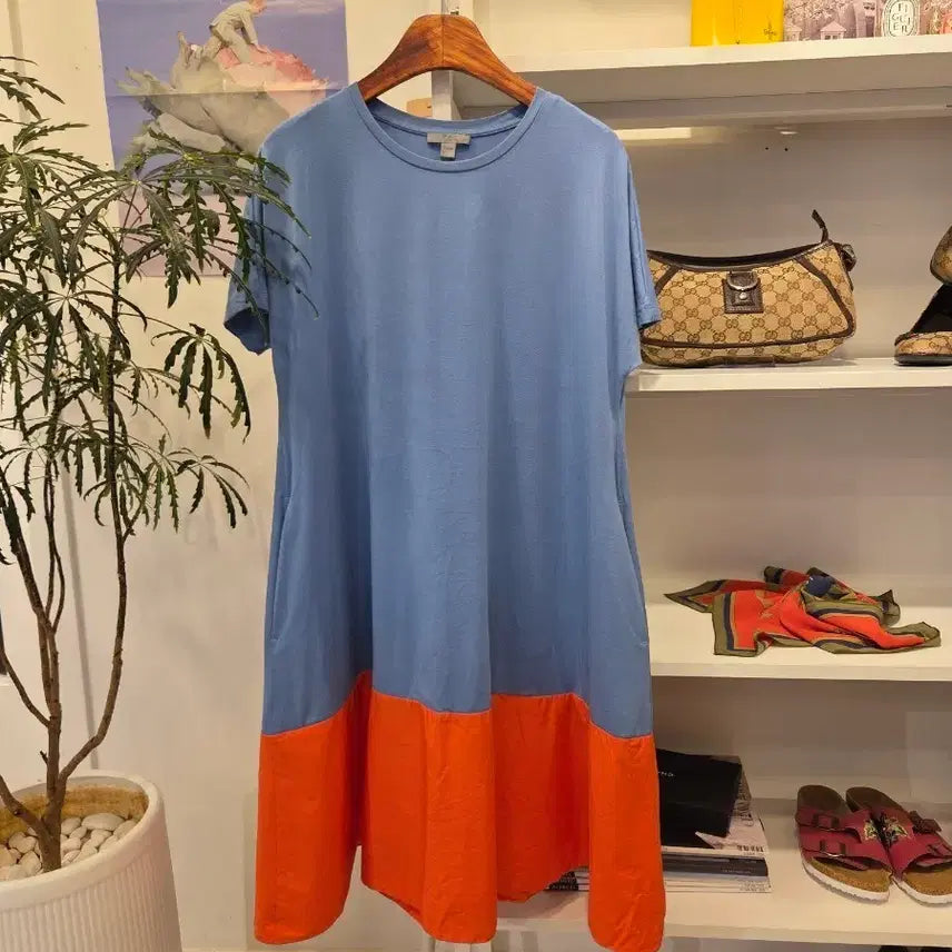 [BUNJANG] COS Colorblock Dress / 코스 배색 원피스