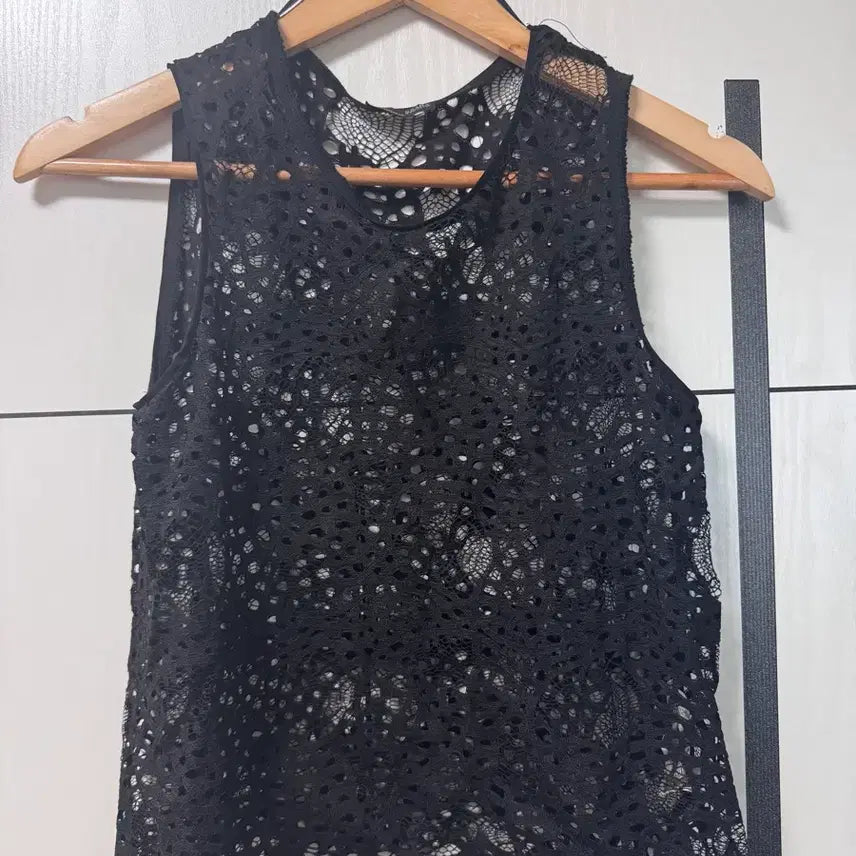 [BUNJANG] Zara Black Lace Blouse / 자라 레이스 블라우스