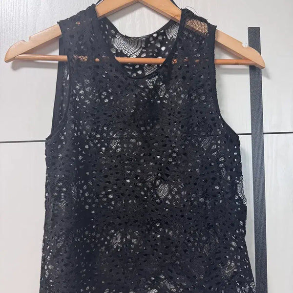 [BUNJANG] Zara Black Lace Blouse / 자라 레이스 블라우스