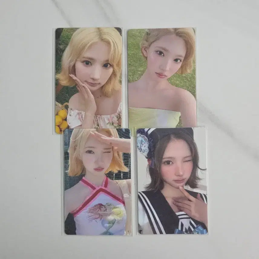 [BUNJANG] NMIXX Jiwoo Lemon Tangerine Japan Exclusive Photocard Bundle Set Jewel Universal Tower Records HM / 하투하 지우 레몬탱 일본 특전 포카 일괄 쥬얼 유니버셜 타워레코드 hmv