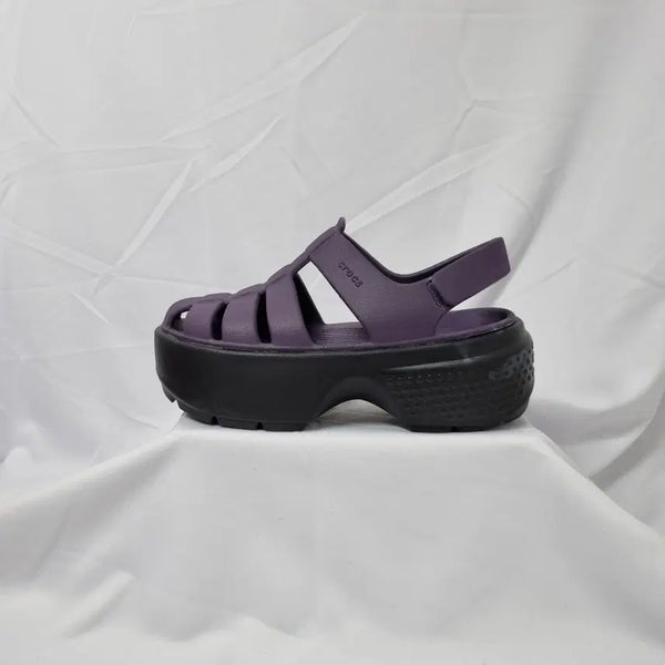 [BUNJANG] Crocs Stomp Fisherman Dark Iris Clogs Sandals Slippers / 빈티지하서 m4w6 230 크록스 스톰프 피셔맨 다크 아이리스 클로그 샌들 슬리퍼