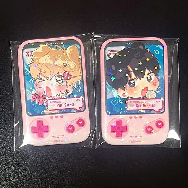 [BUNJANG] Mible Company Hyungui Omega SD Can Badge Bundle Set / 미블컴퍼니 형의오메가 캔뱃지 안수아 구도윤 일괄