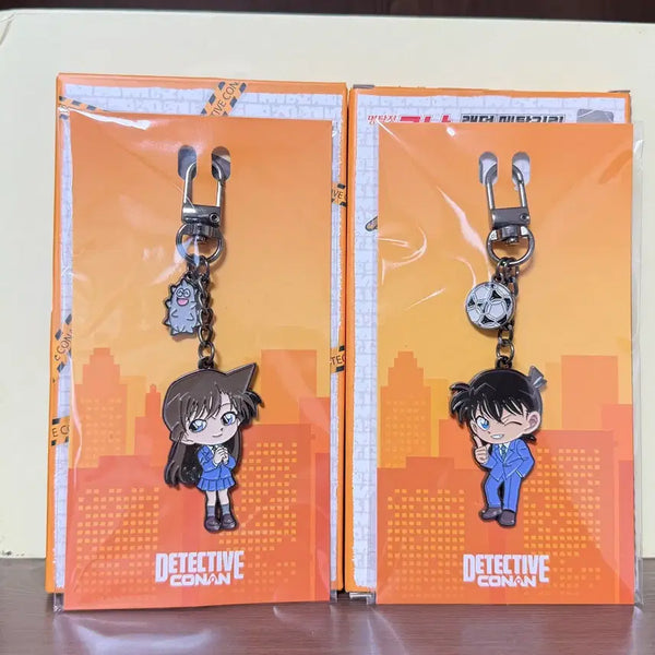 [BUNJANG] Detective Conan CGV Exclusive Random Metal Keychain (Shinichi Kudo & Ran Mouri, Shinichi Kudo & Shinobu Heiji) / 코난 CGV 랜덤 메탈키링