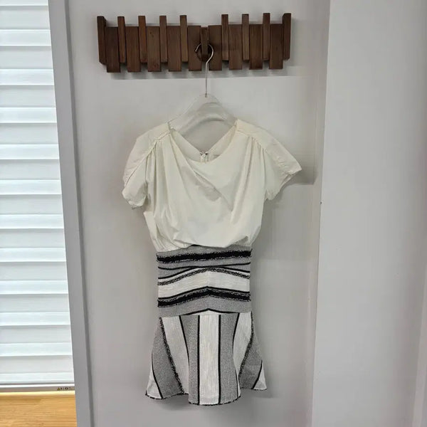 [BUNJANG] Mine T-Shirt Dress / 마인 반팔 원피스