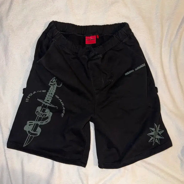 [BUNJANG] Insane Garage Carpenter Jersey Shorts Black / 인세인 게라지 / 카펜터 저지 쇼츠 / 블랙