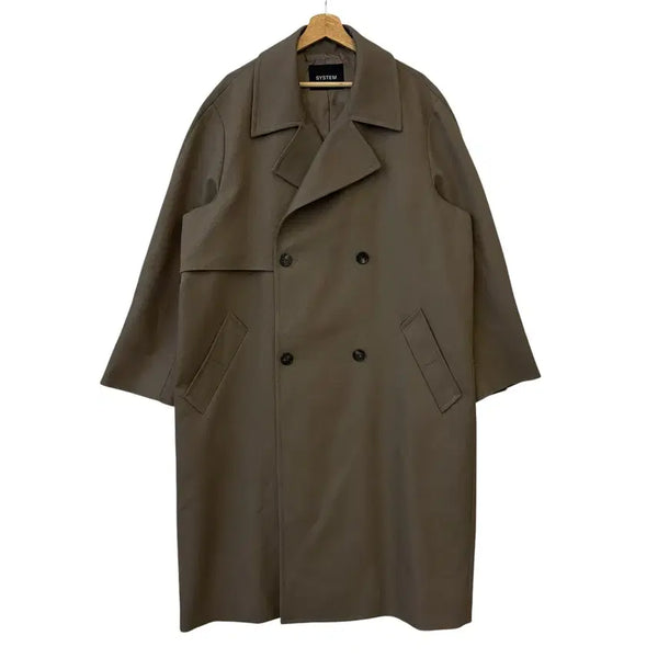 [BUNJANG] System Hansem Trench Coat Khaki Brown Size 95 / 시스템 한섬 트렌치코트 카키브라운 95 정품