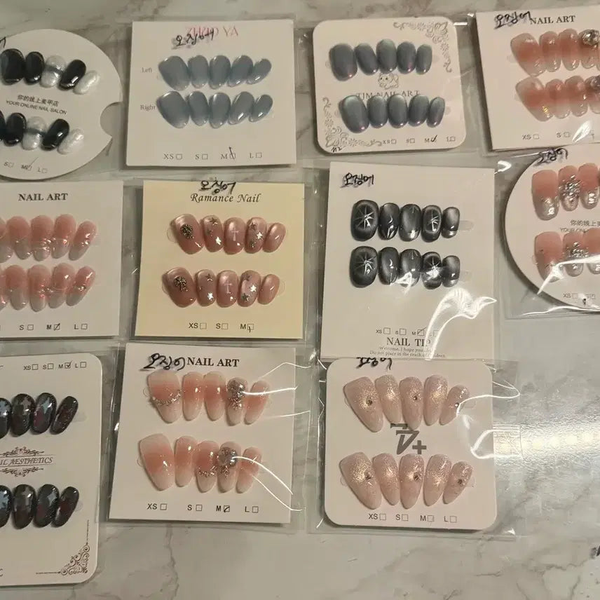[BUNJANG] Nail Tips Set M Size / 네일팁 급처
