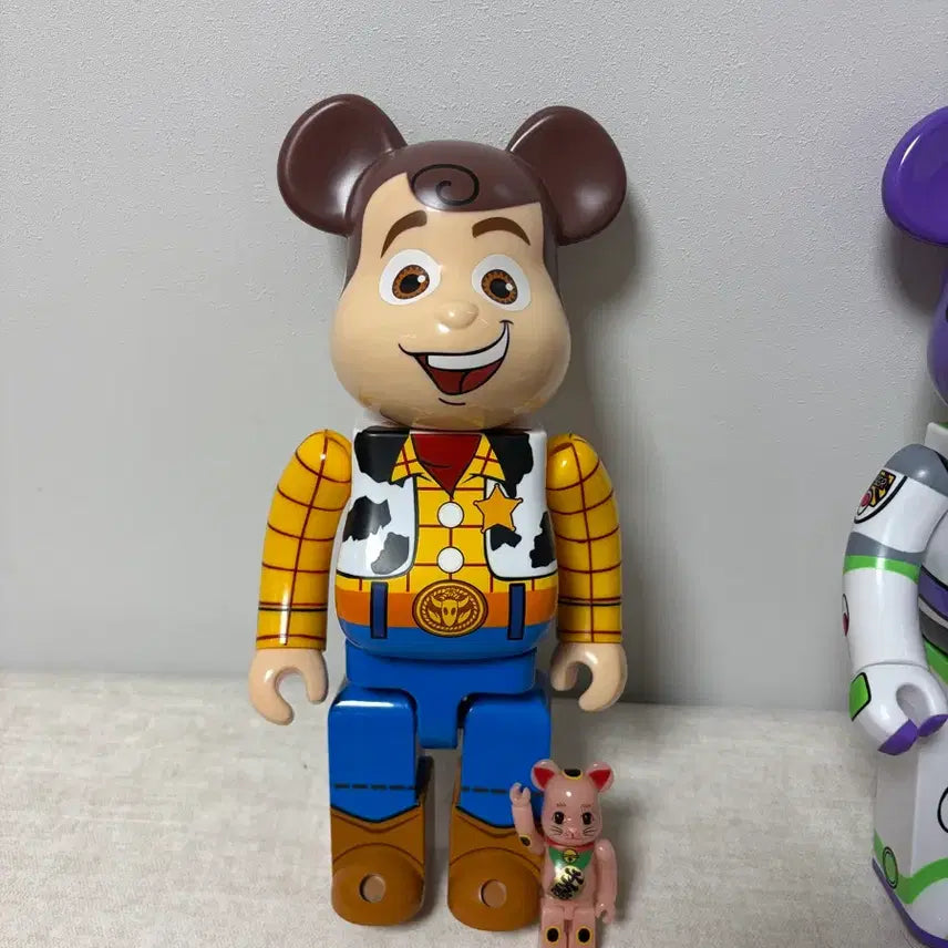 [BUNJANG] Disney Pixar Toy Story Woody Bearbrick 400% / 토이스토리 베어브릭 우디 400%