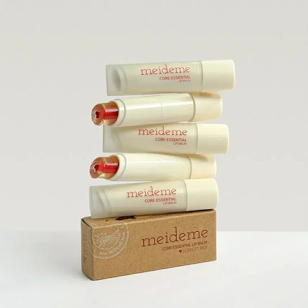 [BUNJANG] Made Me Core Essential Collagen Vegan Lip Balm, Scarlet Red 4g / (새상품) 메이드미 코어 에센셜 콜라겐 비건 립밤, 스칼렛 레드 4g