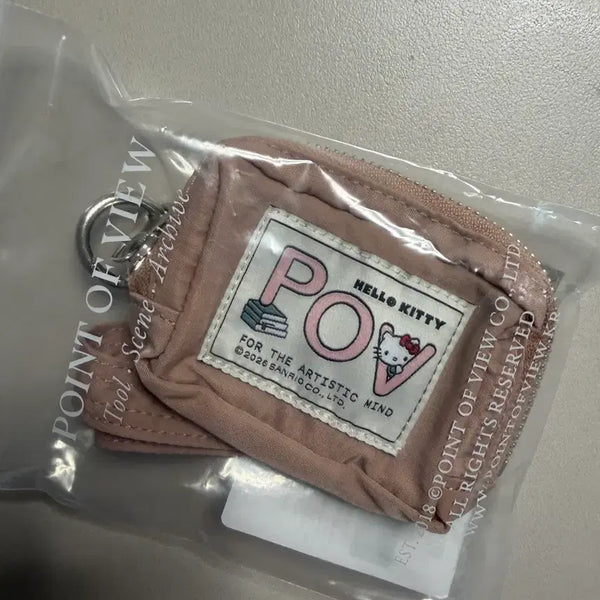 [BUNJANG] POV Point of View Hello Kitty Pouch Pink (Sealed) / POV 포인트오브뷰 헬로키티 파우치 핑크 (미개봉)