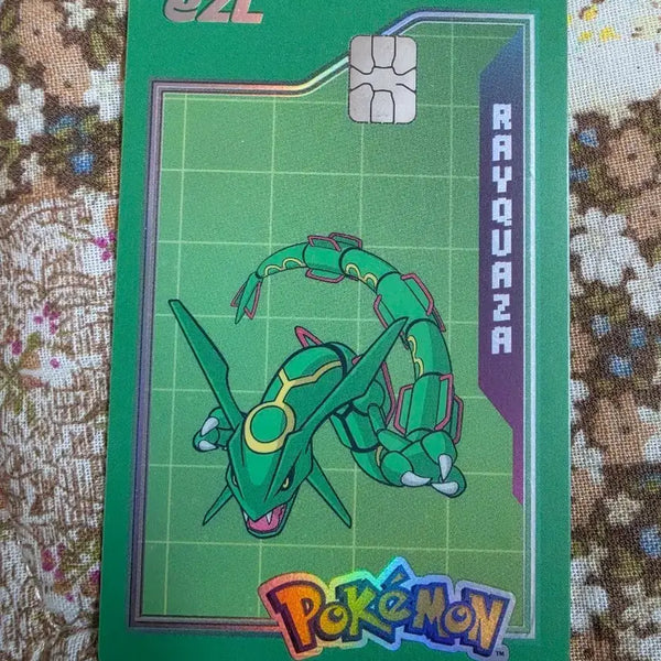 [BUNJANG] Pokemon 30th Anniversary Ezl Transit Card - Rayquaza / 포켓몬 30주년 이즐 ezl 교통카드 레쿠쟈