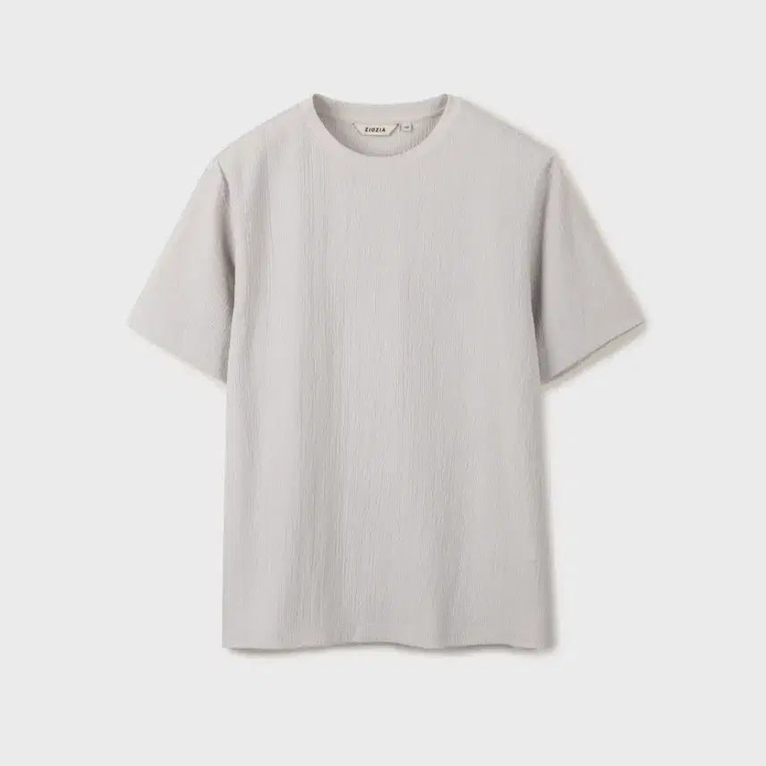 [BUNJANG] ZIOZIA Men's Pleated Round Short-Sleeve T-Shirt (L/100) / [L(100)] 지오지아 플리츠 반팔 새제품